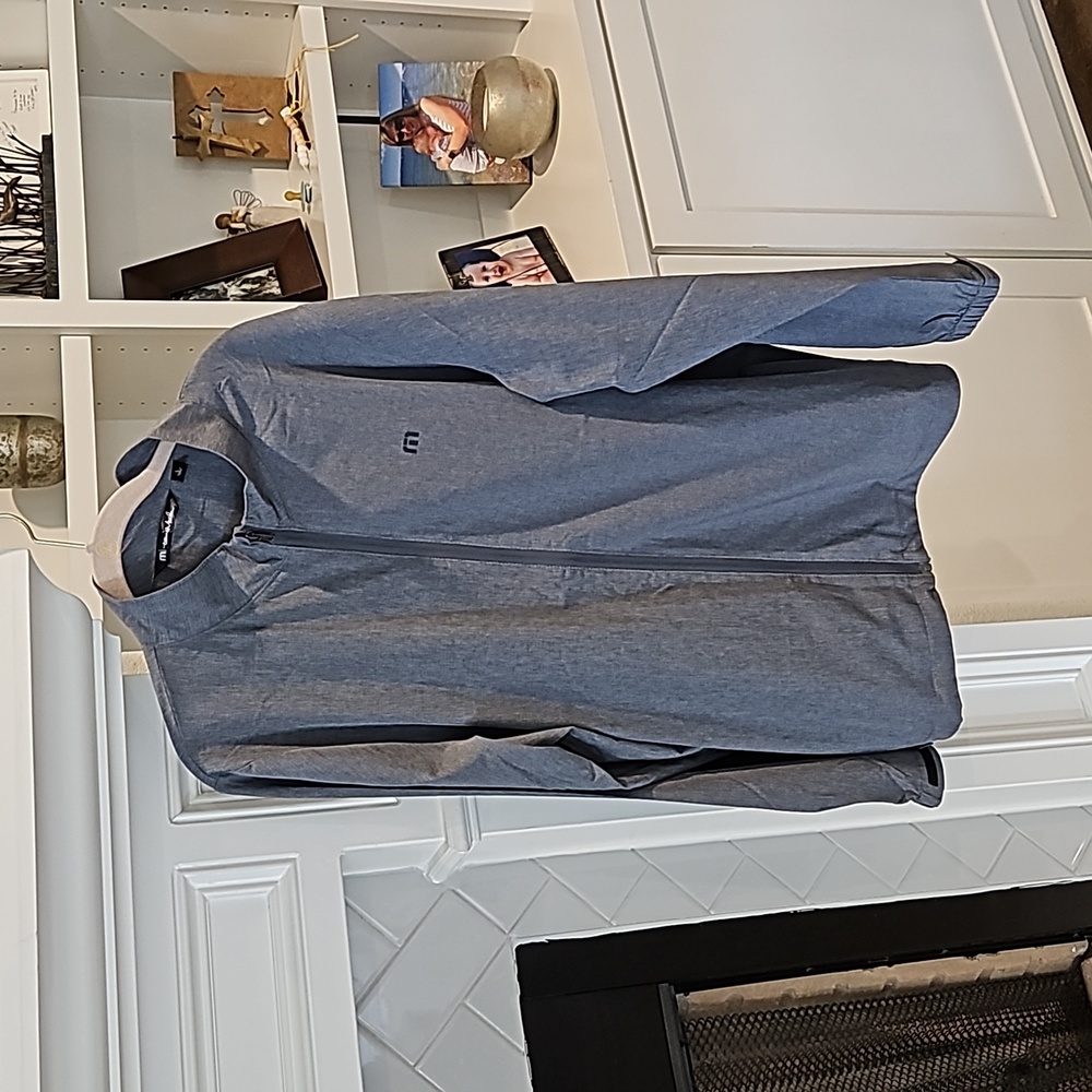 Travis Mathew Full Zip Grey Men's Jacket L